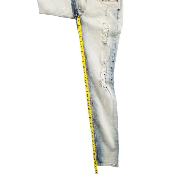 Lanca Perfume Jeans Womens Blue Gold Washed Denim Low Rise Stretch EU 36 US 6 - Picture 10 of 14